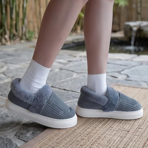 Electric APP-controlled Carbon Fiber Heated Slippers 4-Level