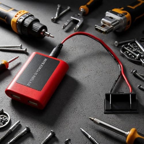Tool Battery USB Converter 21 to 5V Battery Adapter — view 4