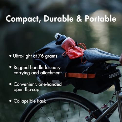 Katadyn BeFree AC 1L Soft Water Filter Bottle – Red, Ultralight & Collapsible Flask, First-of-Its-Kind Activated Carbon Filter Improves Taste & Odors, Ideal for Hiking, Travel, Sports & Emergencies — view 4