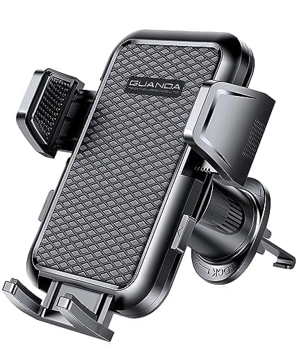 2026 Car Phone Holder Air Vent, Upgrade Hook Clip Mobile Phone Holder for Cars, 360° Rotable Car Phone Mount, Handsfree Phone Cradle for iPhone 15 14 13 12 Pro Max All 4''-7'' Smartphones