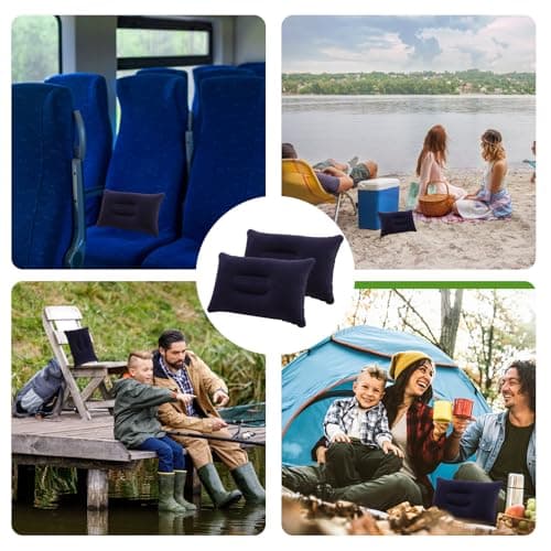 Inflatable Pillows for Camping Travel 2pcs Portable Small Air Pillow — view 5