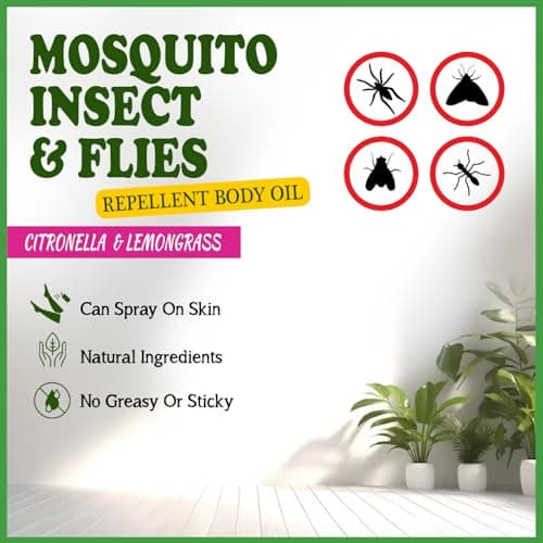DD Teck 100% Insect Repellent Made with Lemongrass & Citronella Essential Oils – Extra Strong Natural Mosquito, Fly & Gnat Protection for Outdoor & Travel Use 250ml Spray — view 4
