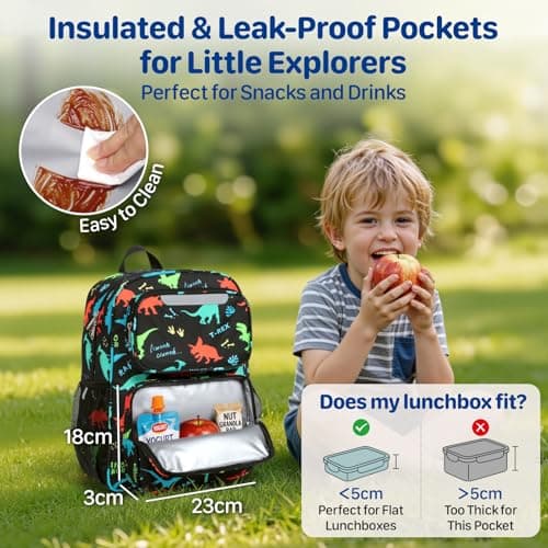 Bagseri Kids Backpack for Boys - 15L School Bag for Kids 4-8 Years — view 4