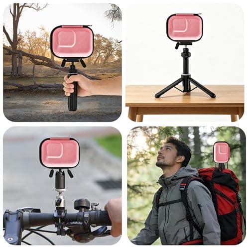 Leayjeen Case for DJI OSMO Action 3/Action 4/Action 5 Pro - Pink — view 4
