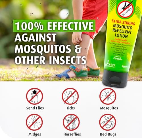 THEYE Mosquito Repellent Cream - Extra Strong/Tropical Strength - 100% Natural, Deet Free, No Preservatives - Safe Insect/Midge Repellent for Adults, Children & The Environment - 75ml — view 4
