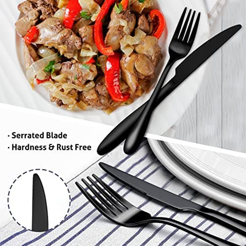 Herogo Portable Travel Cutlery Set with Case, 8Pcs for Camping Picnic Lunch — view 3