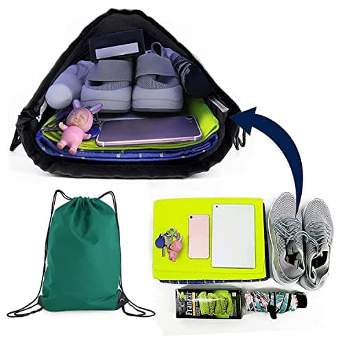adam & eesa® Unisex Drawstring Gym Bags - Personalised Waterproof Sack with Carry Handles for Mens & Womens - Kids PE Swimming School Bag - Ideal for Beach, Holidays, Shopping, Yoga (7.5L Capacity) — view 6
