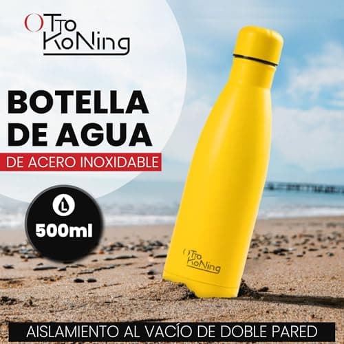 OTTO KONING Water Bottle 500ml Insulated Stainless Steel Flask — view 2