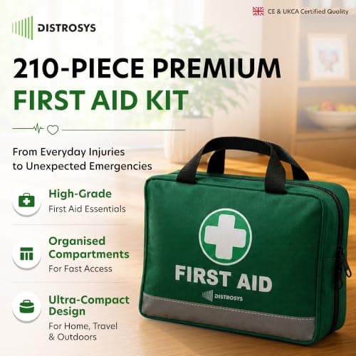 210 Piece Premium First Aid Kit for Car, Home, Travel, Workplace & Outdoors — view 2