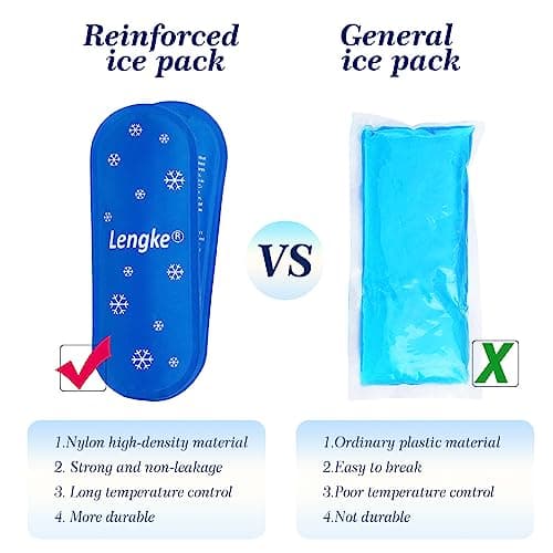 SUNMON Insulin Ice Pack - Reusable Ice Packs, TSA Approved Ice Packs for Insulin Cooler Travel Case (Nylon, Blue) — view 3