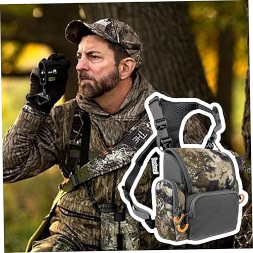 Xdyyjrasa Breathable Adjustable Binocular Harness Chest Pack – Hunting Pack with Multi-Pocket Waterproof for Men Women, Camouflage — view 4