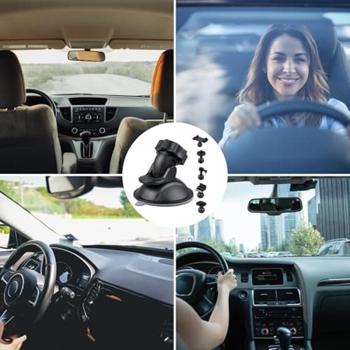 Car Camera Mount Windshield Suction Cup Navigation Holder with 5 Adapters — view 4