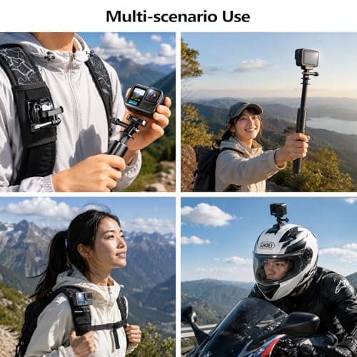HSU Magnetic Latch Mount Adapter for GoPro Mission 1 Pro and Hero 13 Black — view 6