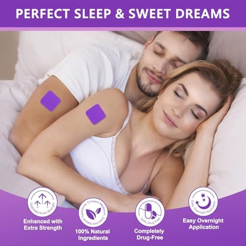 Sleep Patches, Sleep Support Patches Extra Strength, 60 Count Skin Friendly Self Adhesive Natural Patche for Deep Rest, Lasts All Night for Men & Women — view 2