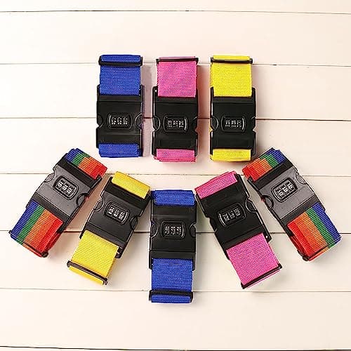 Lockable Personalised Luggage Strap for Suitcases Travel Belt Tag 3 — view 4