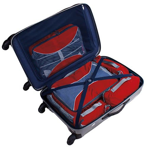 G4Free 4pcs/6pcs/7pcs Packing Cubes Suitcase Organiser Packing Bags Luggage Organiser Value Set for Travel Home Storage ((1S+2M+2L+1XL)-6PC, Red) — view 5