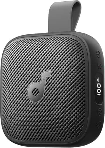 soundcore Boom Go 3i Portable Bluetooth Speaker by Anker, 24H Playtime, 15W Punchy Sound, Emergency Charging, Powerful BassUp 2.0, Bluetooth 6.0, IP68 Waterproof for Hiking/Cycling/Camping (Black)