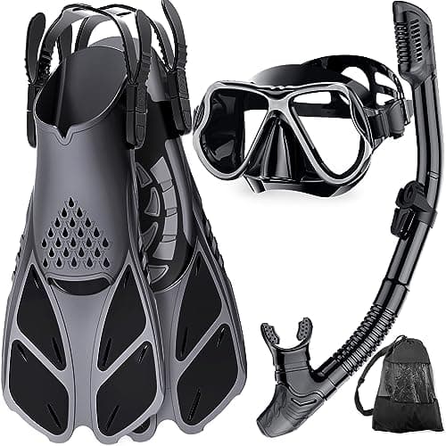 Zenoplie Snorkel Set Adults, with Flippers