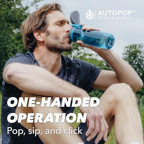 Contigo Jackson Autopop Water Bottle, Leakproof Sports-Bottle, 720 ml — view 4