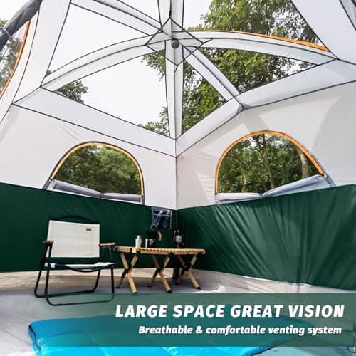 UNP 6 Man tent, Large Family Tent for Camping Stand Up — view 4