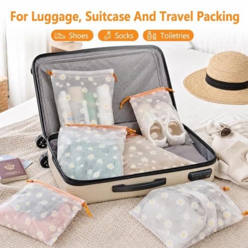 30PCS Shoe Bags for Travel, 3 Sizes PVC Shoe Storage Bags — view 4