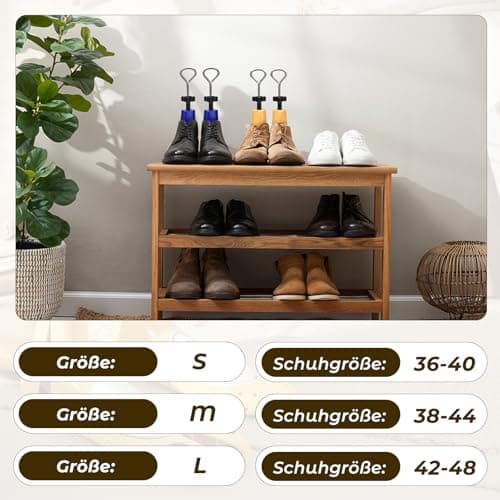 MoeQuliee Shoe Stretcher Men Women - 3-Way Adjustable Shoe Stretcher in Length Width Height Shoe Width for Tight Shoes Shoe Stretcher Shoe Expander for Trainers Boots Hiking Shoes, yellow, Medium — view 6