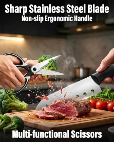 Camping Equipment Cooking Utensils Set, 12 Pcs Camping Cooking Set with Knife, Scissors & Cutting Board, Lightweight Portable Camping Kitchen Accessories, Camping Utensils Set for Outdoor Cooking — view 4