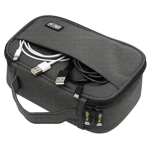 sisma Travel Cables Organiser Universal Small Electronic Accessories Carrying Bag for Phone Chargers Power Cords Adapter USB Sticks Mouse SD Cards -Special Edition