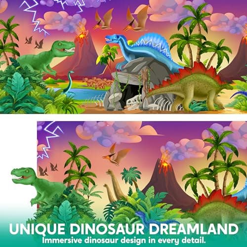 JOYIN Kids Play Tents Indoor Outdoor, Dinosaur Play Tent, Dinosaur Pop Up Tent for Kids, Toddlers Playhouse Toys, Birthday Gifts for 3 4 5 6 7 8 Year Old Boys & Girls — view 6