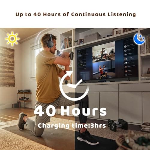 Holdsound Wireless Headphones for TV Watching,Plug and Play — view 6