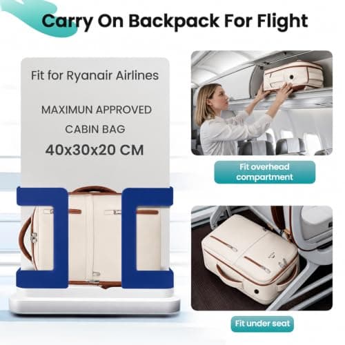 MATEIN for New Ryanair Cabin Bags 40x30x20, Travel Backpack Cabin Size — view 4
