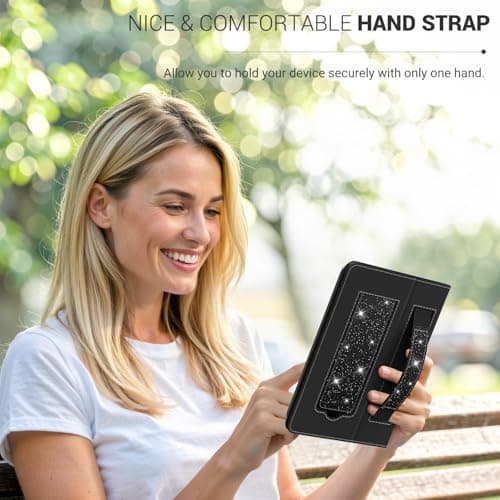 MoKo Universal Case for 6 inch kindle eReaders and Tablets, Glitter Black — view 4