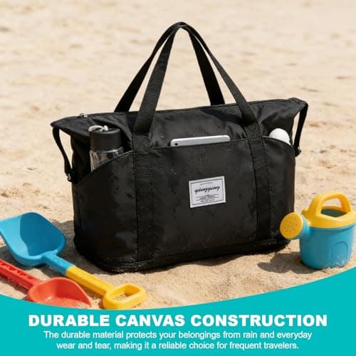 Travel Bag as Hand Luggage, Large 42L Weekender Bag with Laptop Compartment — view 6