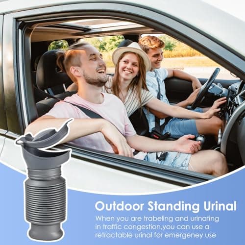 AIBAOBAO Shrinkable Urine Bottle Male Female, 750ml Portable Urinals Potty Wee Bottle, Pee Bottle for Men Women, Reusable Mobile Toilet Camping Traffic Jam Travel, Emergency Urine for Kids, Adult — view 5