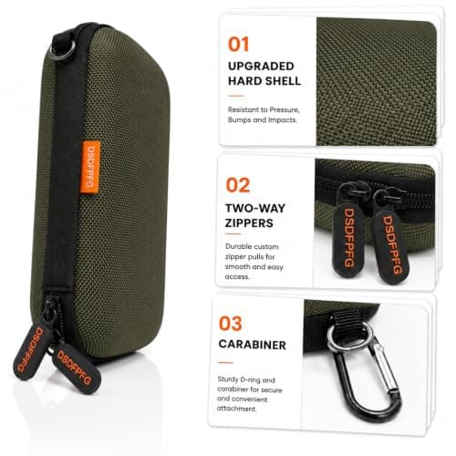 Small Hard Shell Portable Carrying Case for Power Bank, Hard Drive, Charger — view 5