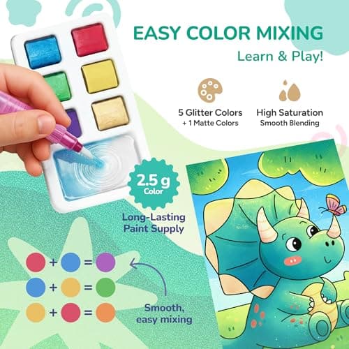 JoyCat 2 Pack Pocket Paint with Water Coloring Books for Kids — view 5
