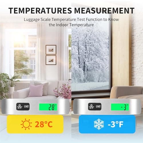 Blendura Luggage Scale, Digital Portable Luggage Weight Scale 110 lb/ 50kg — view 6