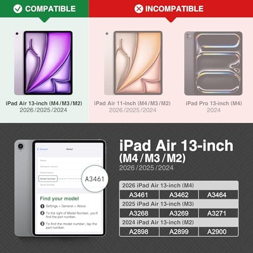 KingBlanc for Air 13-inch Case M4 2026/M3 2025/M2 2024 Brown — view 2