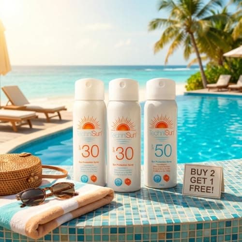 TechniSun Reef-Safe Travel-size SPF 30 Sunscreen 75ml x 3 — view 3