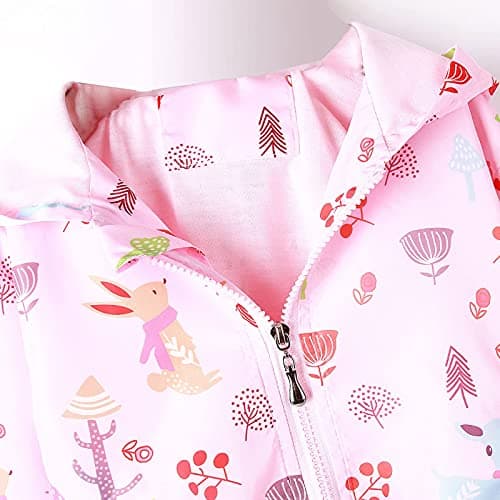 Bluesaly Toddler Jacket Hooded Baby Girls Outwear Kids Coat Age 1-2 Years — view 4