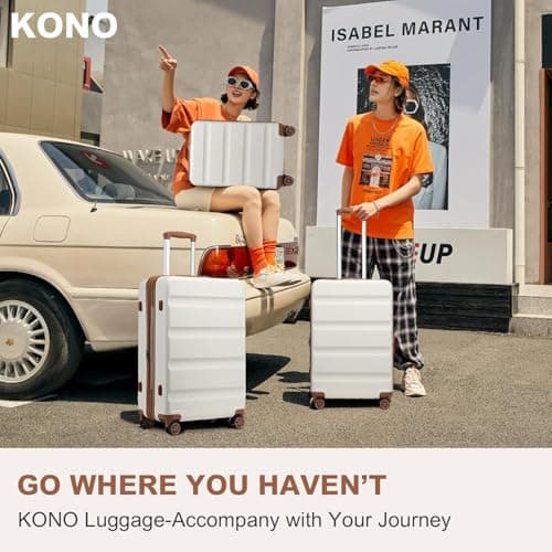 Kono 28 Inch Large Suitcase Expandable ABS+PC Hard Shell Checked Luggage — view 6