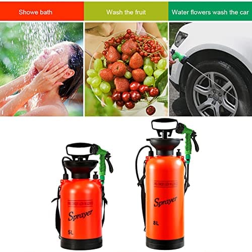 Arrovarp Portable Camping Shower, 5L/8L Portable Pressure Shower Outdoor Shower Bag, For Travel Hiking Climbing Bathing, Car Truck Outdoor Washing Dog Pet Cleaning — view 3
