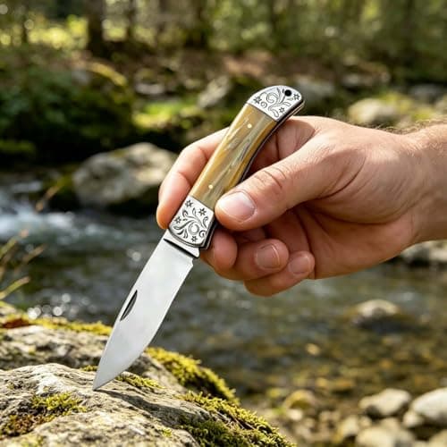 Multitool, 5-in-1 Multi-Function Tool Portable Folding Tool(with Leather Cover), Cool Carabiner Keychain Pocket Keychain,EDC Gadgets Outdoor Camping, DIY, Gift for Men — view 2