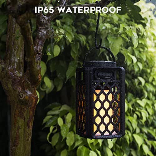 Outdoor Bluetooth Speaker with Flame Atmosphere, Waterproof Wireless Speaker, Camping Patio Accessories, 10W Stereo Sound, Gifts for Men, Women, Dad(2 Pack) — view 4