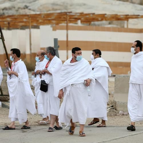 OBD 2 x Ihram for Men White Hajj Umrah Set with Belt Soft Towel Style Pilgrimage Clothing Lightweight Breathable Ihram Cloth for Men — view 6