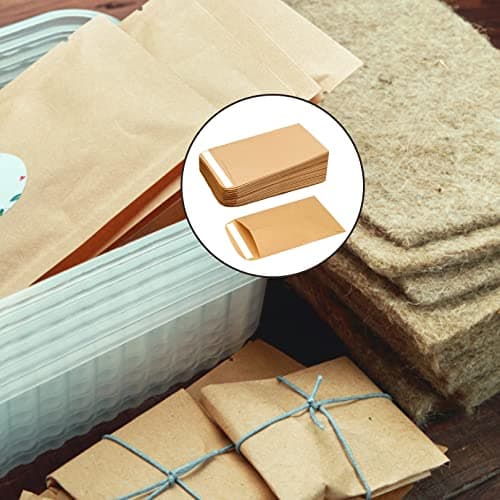 Small Brown Envelopes,Brown Little Kraft Paper Bags,6 * 10cm,50pcs — view 5