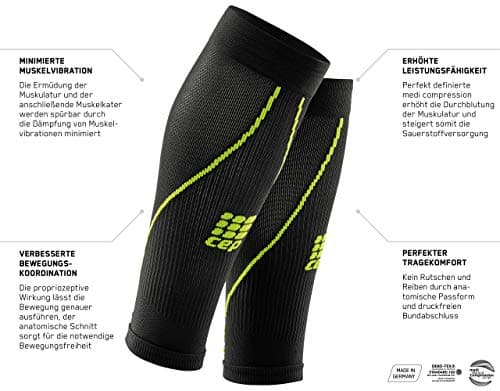 CEP - CALF SLEEVE 2.0 for men | Run compression calf sleeves in teal/green, size V — view 6