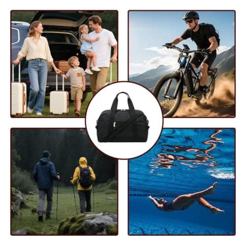 14 Inch Small Gym Duffel Bag, Waterproof Lightweight Travel Sport Bag — view 4
