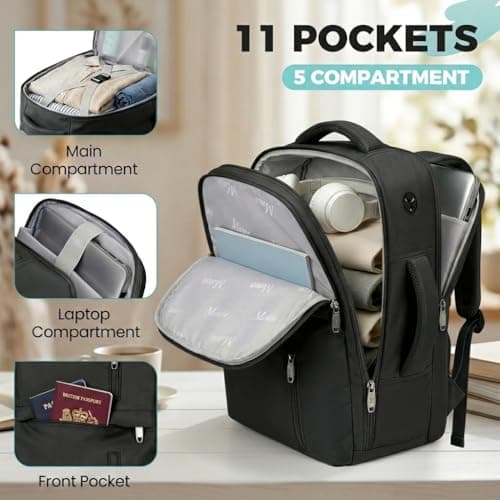 MATEIN for New Ryanair Cabin Bags 40x30x20, Travel Backpack Cabin Size — view 4