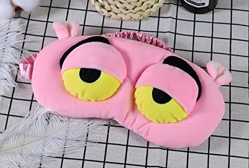 Apanphy® Pink Frog 3D Contoured Sleep Mask, Polyester, SLEEP_MASK, 20 cm x 10, Elastic Strap — view 2